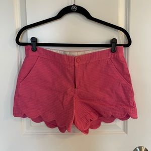 Pink Scalloped Buttercup Shorts